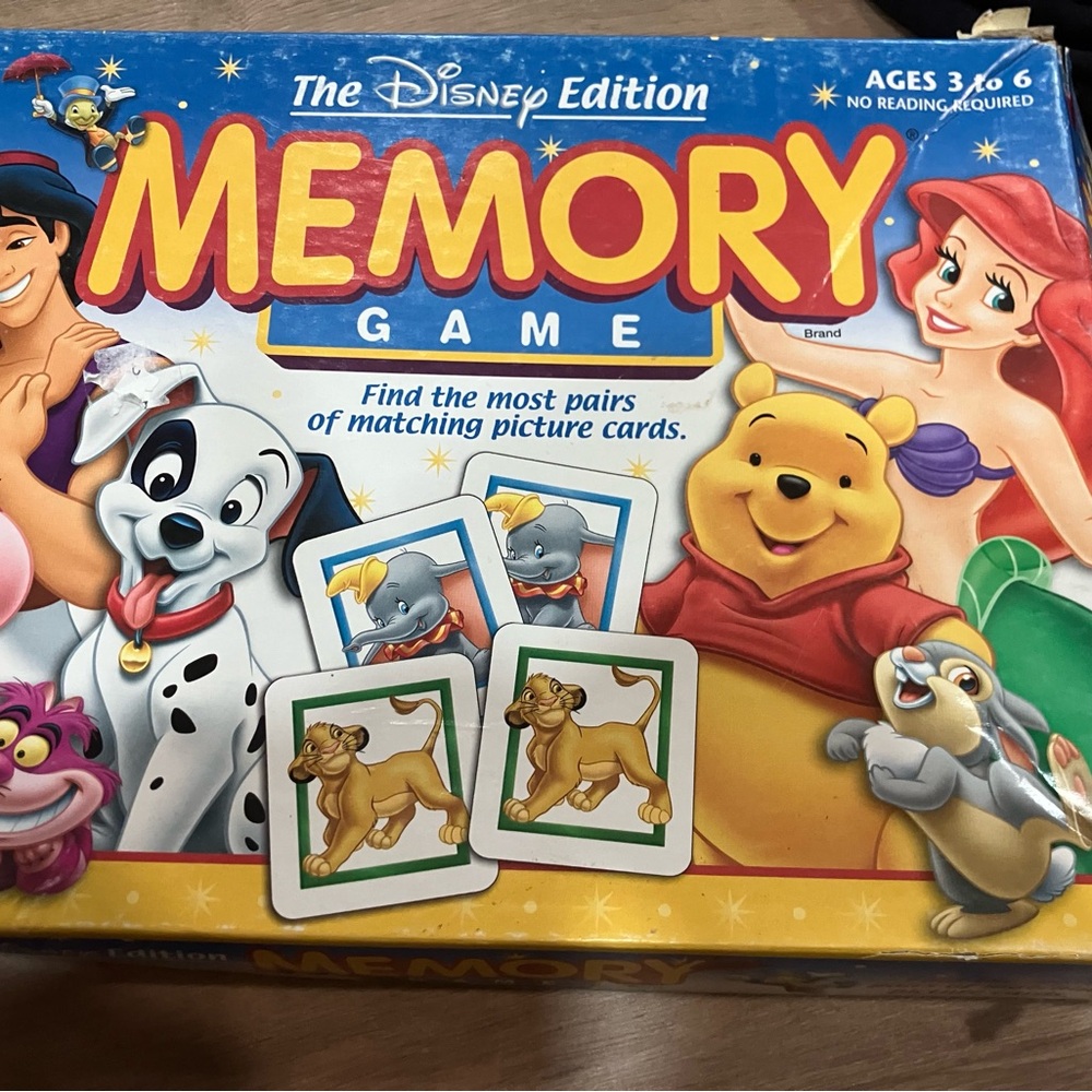 Disney “vintage” original Memory Game